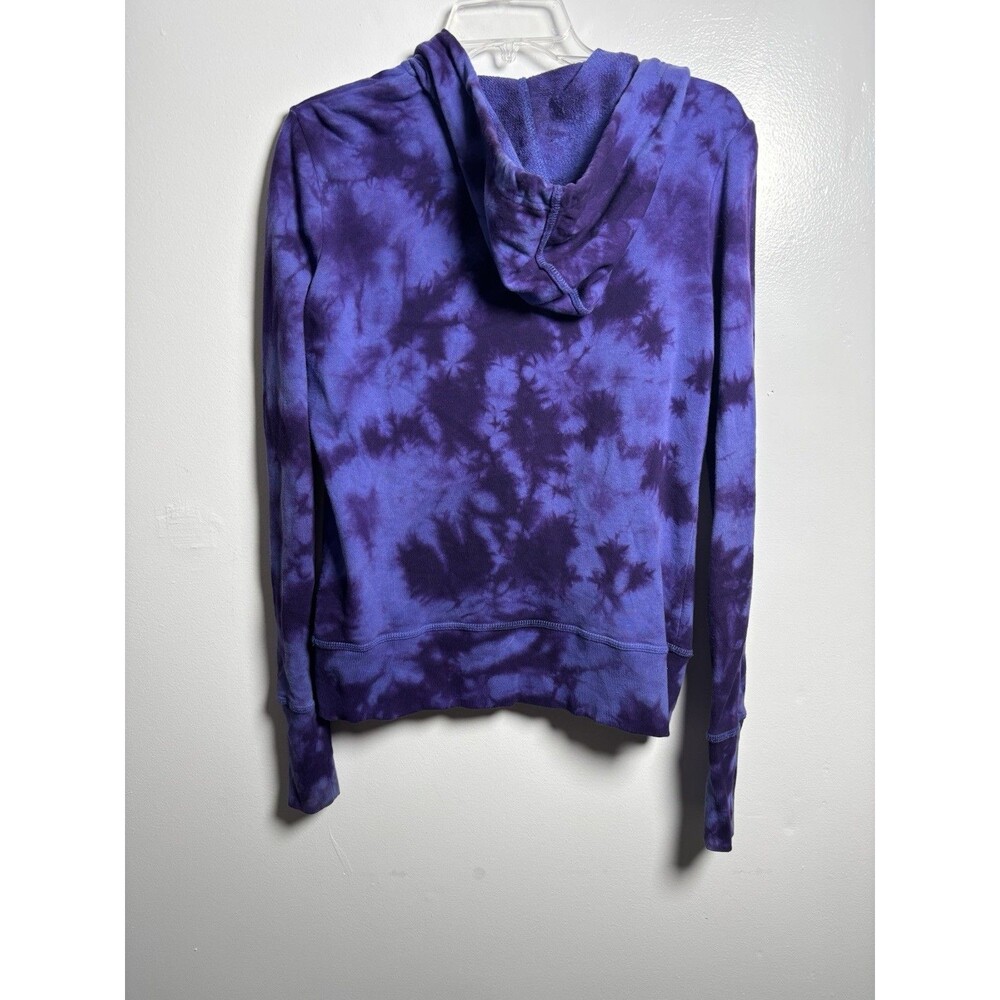 Kirra Purple Tie-Dye Full Zip Fleece Hoodie Women’s Regular Size M - Picture 4 of 8